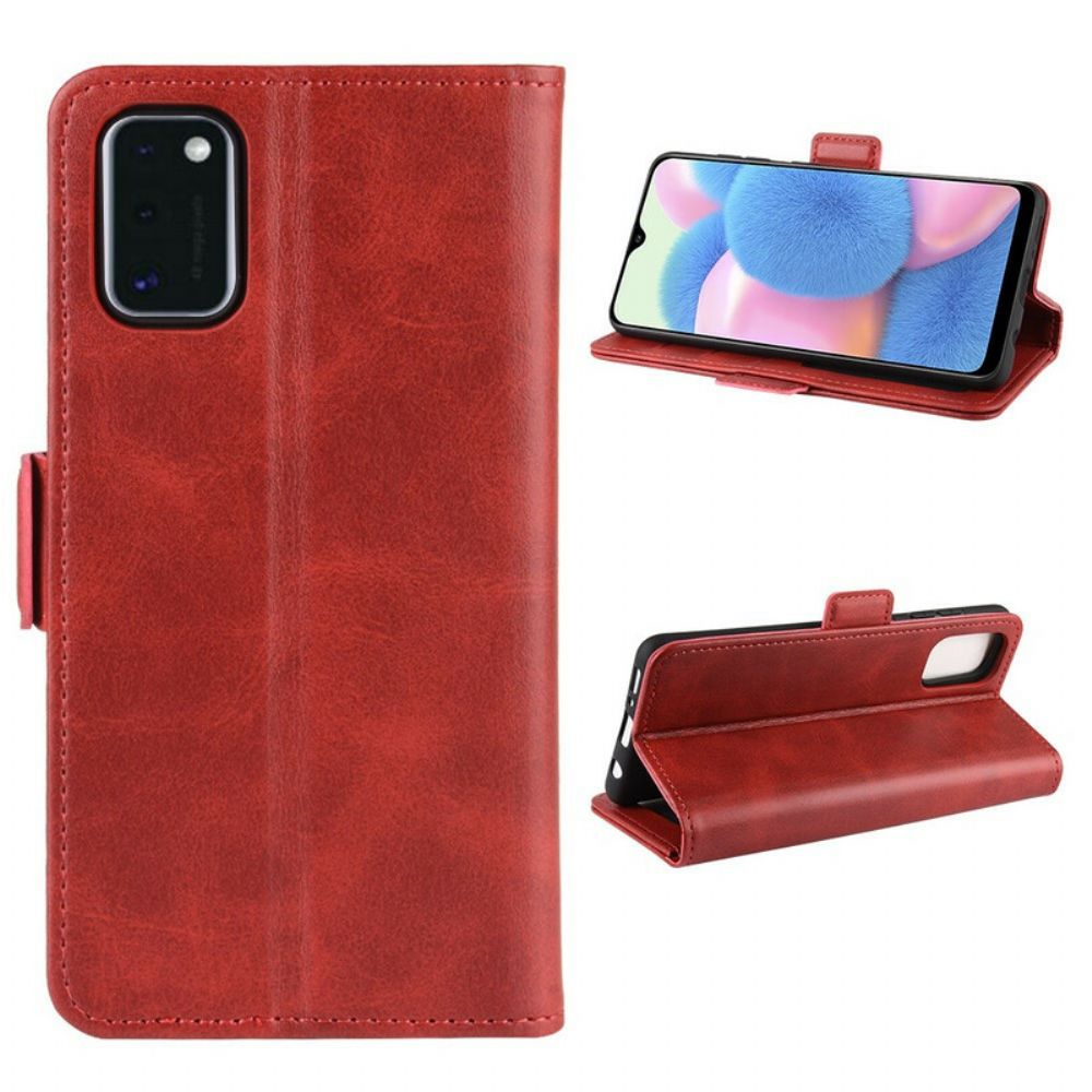 Flip Case Für Samsung Galaxy A41 Flip Case Vintage Doppelklappe