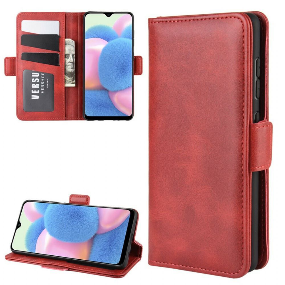 Flip Case Für Samsung Galaxy A41 Flip Case Vintage Doppelklappe