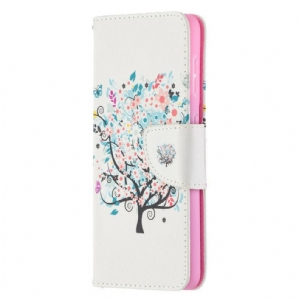 Flip Case Für Samsung Galaxy S21 5G Blumiger Baum