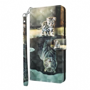 Flip Case Für Samsung Galaxy S21 5G Ernst Der Tiger