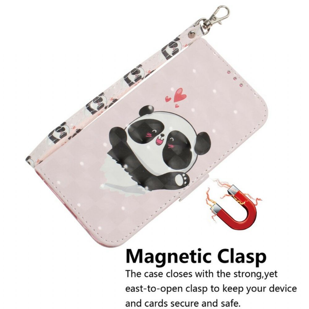 Flip Case Für Samsung Galaxy S21 5G Mit Kordel Tanga-panda