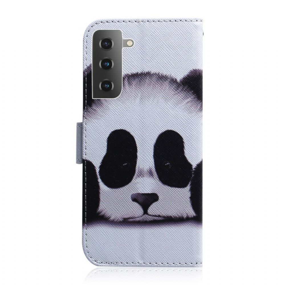 Flip Case Für Samsung Galaxy S21 5G Pandagesicht