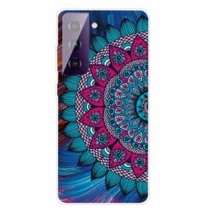 Handyhülle Für Samsung Galaxy S21 5G Buntes Mandala