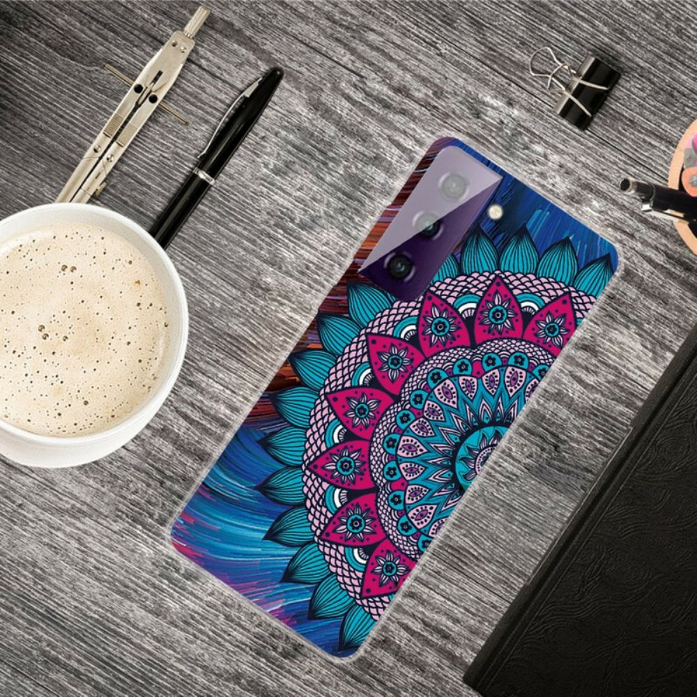 Handyhülle Für Samsung Galaxy S21 5G Buntes Mandala