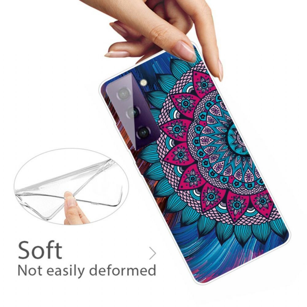 Handyhülle Für Samsung Galaxy S21 5G Buntes Mandala