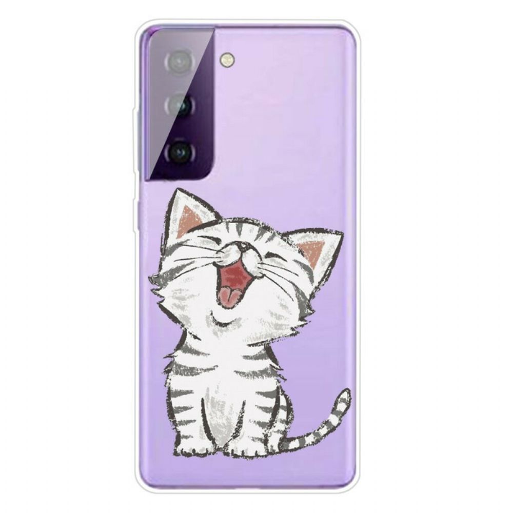 Handyhülle Für Samsung Galaxy S21 5G Schöne Katze