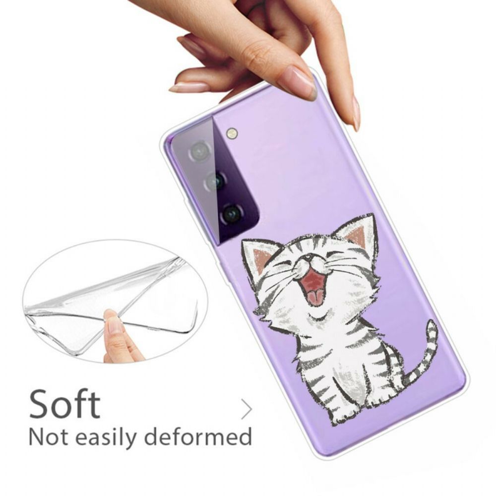 Handyhülle Für Samsung Galaxy S21 5G Schöne Katze