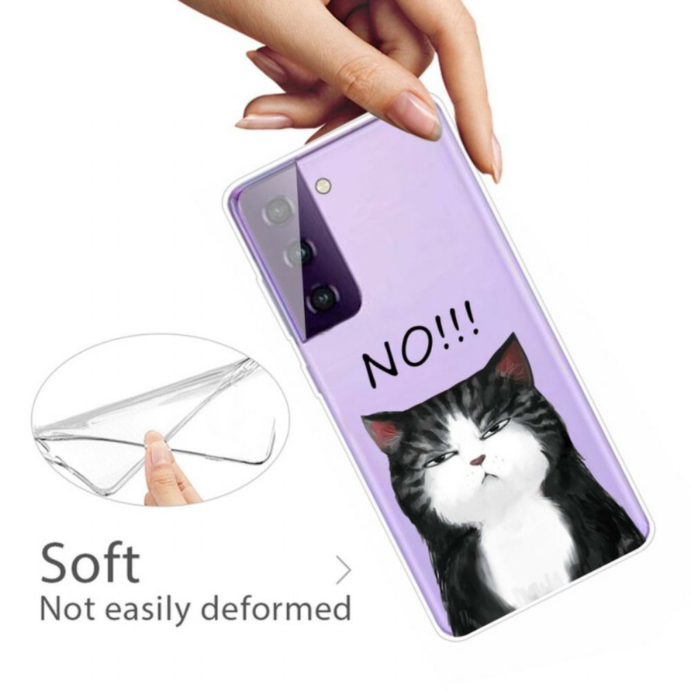 Hülle Für Samsung Galaxy S21 5G Die Katze Die Nein Sagt