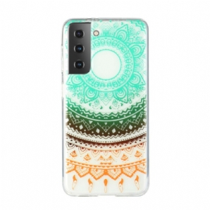 Hülle Für Samsung Galaxy S21 5G Nahtloses Blumenmandala