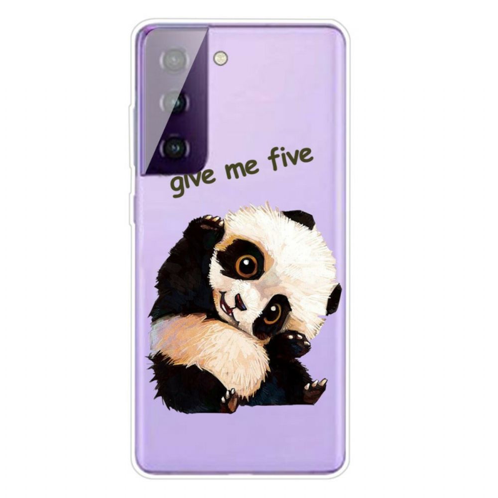 Hülle Für Samsung Galaxy S21 5G Panda Gib Mir Fünf