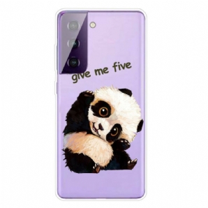 Hülle Für Samsung Galaxy S21 5G Panda Gib Mir Fünf