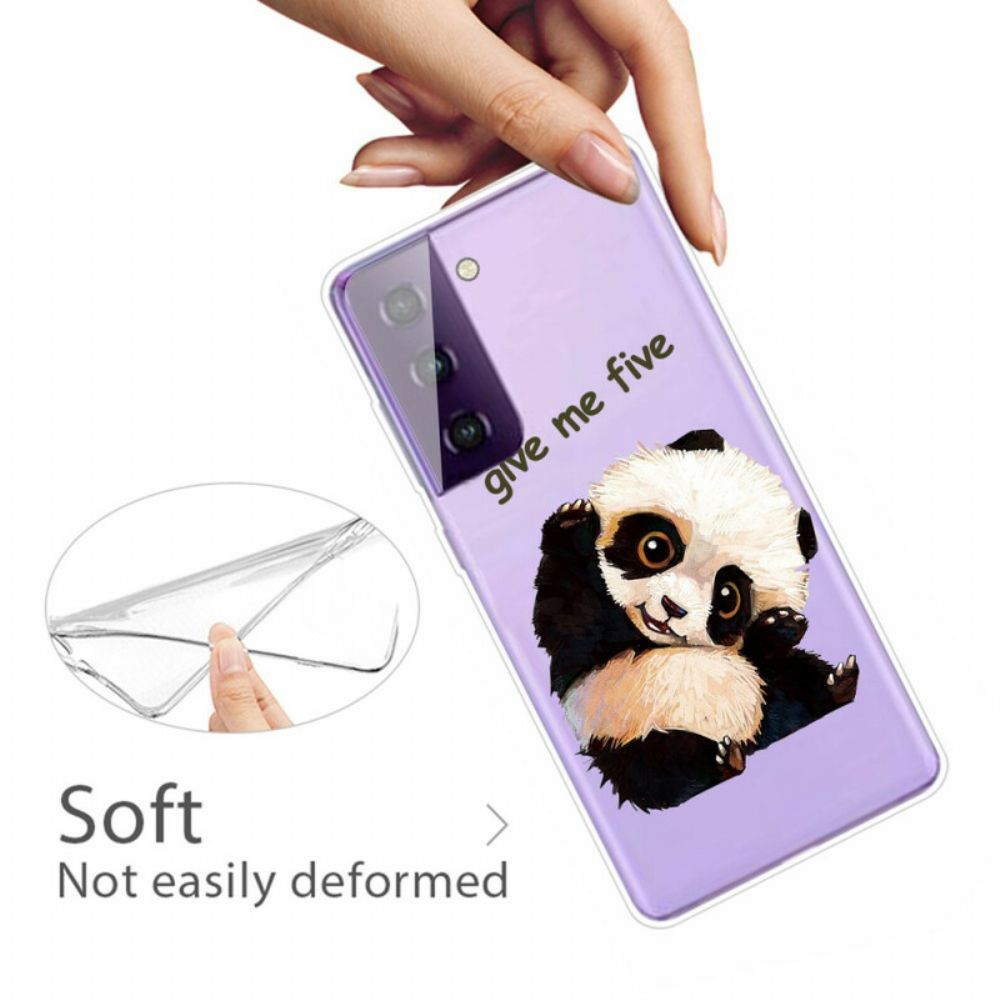 Hülle Für Samsung Galaxy S21 5G Panda Gib Mir Fünf