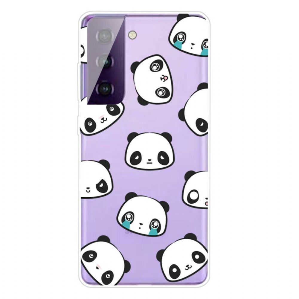 Hülle Für Samsung Galaxy S21 5G Sentimentale Pandas