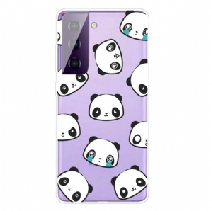 Hülle Für Samsung Galaxy S21 5G Sentimentale Pandas