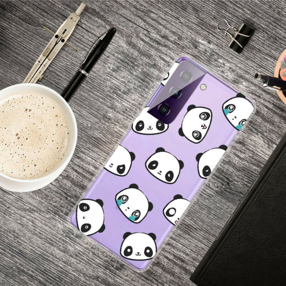 Hülle Für Samsung Galaxy S21 5G Sentimentale Pandas