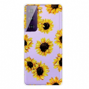 Hülle Für Samsung Galaxy S21 5G Sonnenblumen