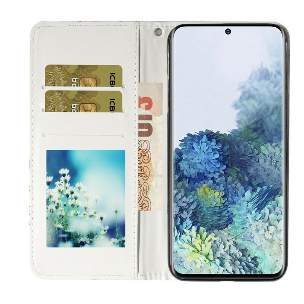 Lederhüllen Für Samsung Galaxy S21 5G Blumenwahnsinn