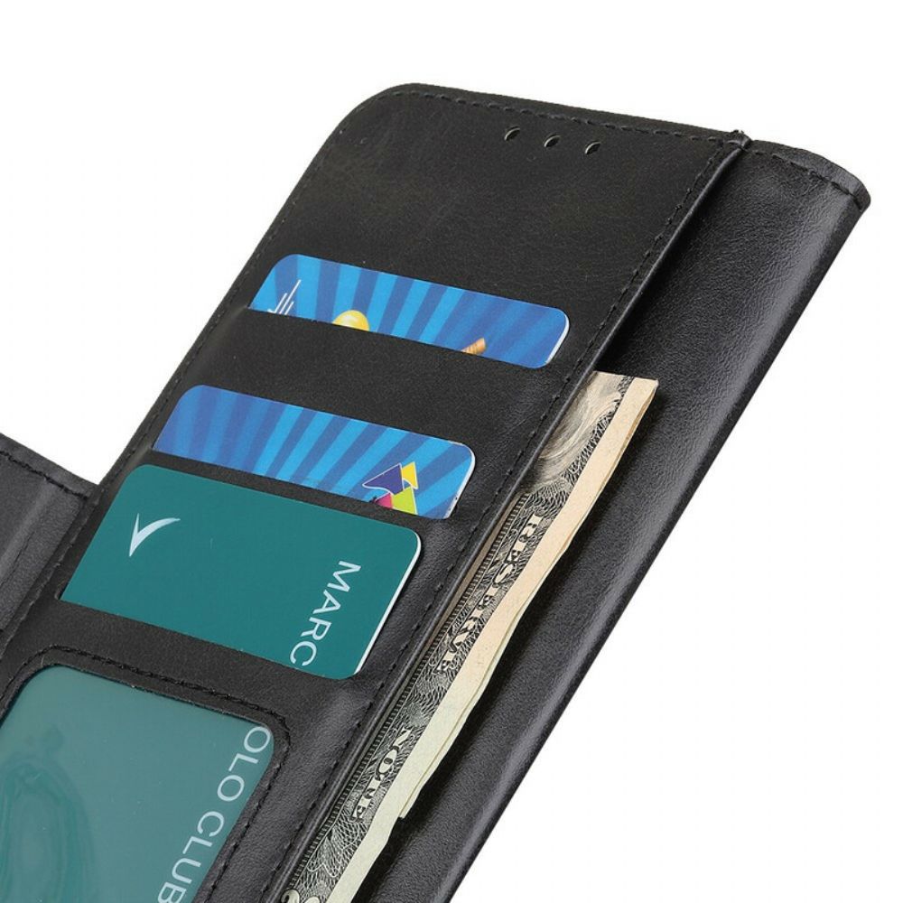 Lederhüllen Für Samsung Galaxy S21 5G Flip Case Doppelklappe