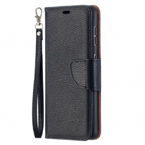 Lederhüllen Für Samsung Galaxy S21 5G Flip Case Litschi-klappe Schräg