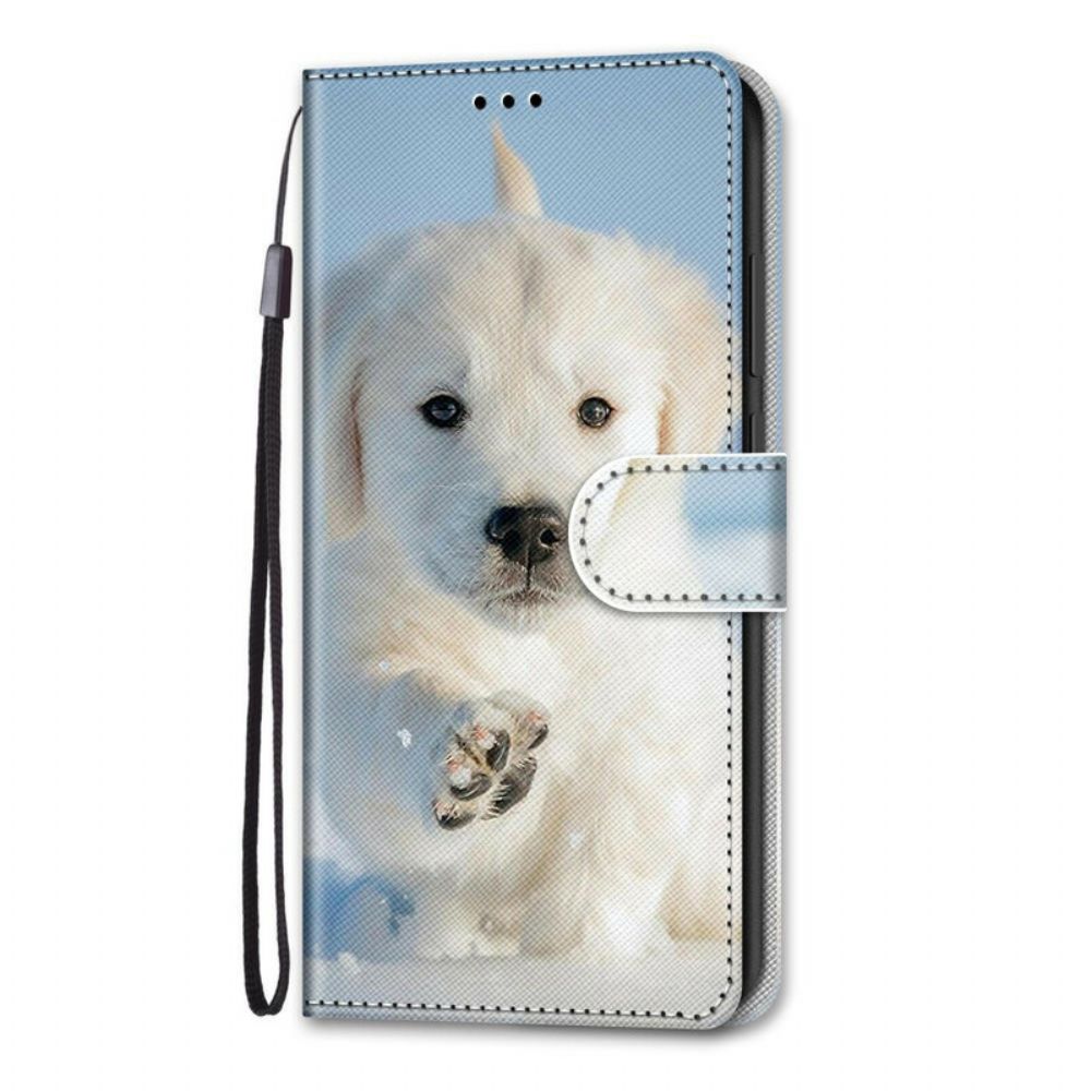 Lederhüllen Für Samsung Galaxy S21 5G Süßer Hund