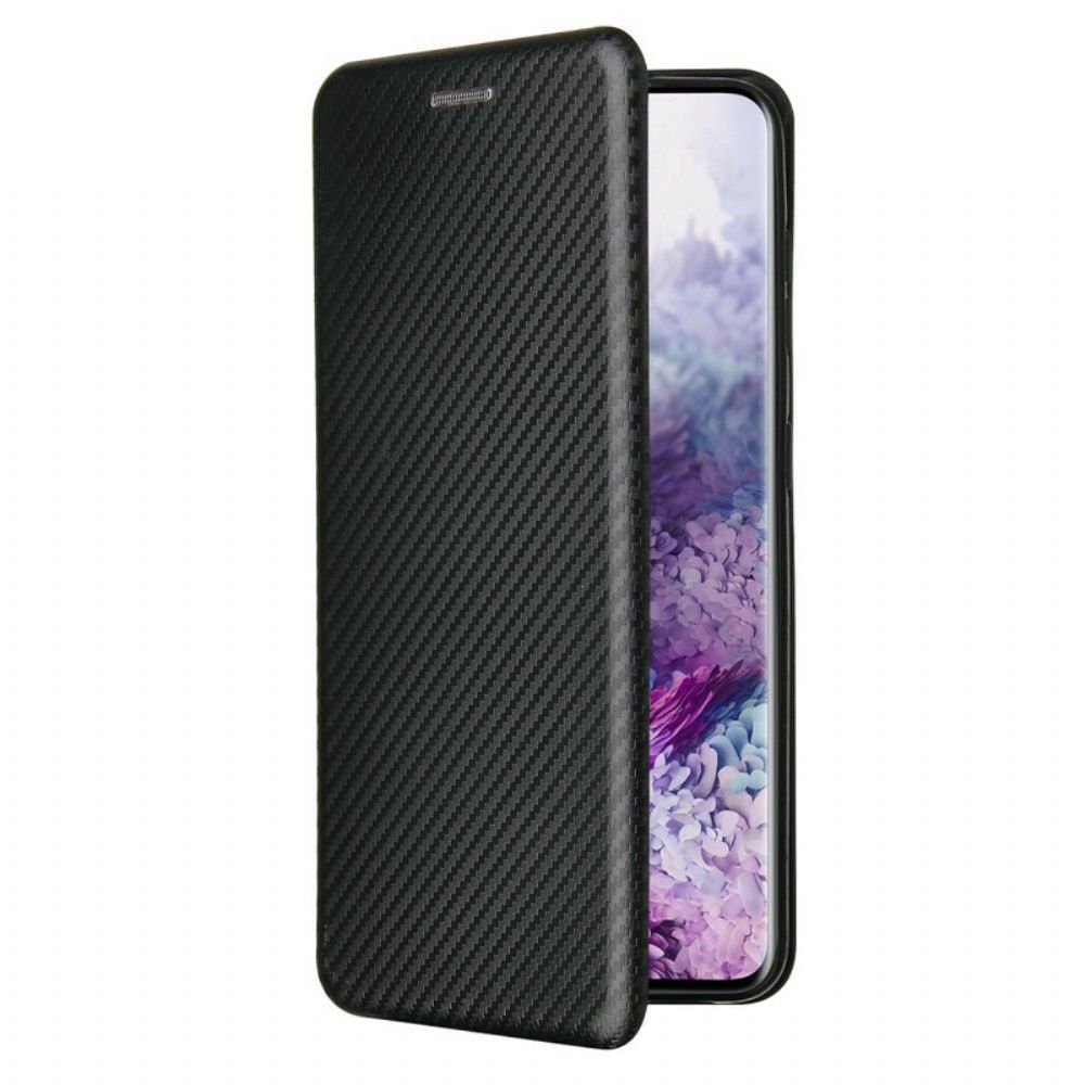 Schutzhülle Für Samsung Galaxy S21 5G Flip Case Kohlefaser