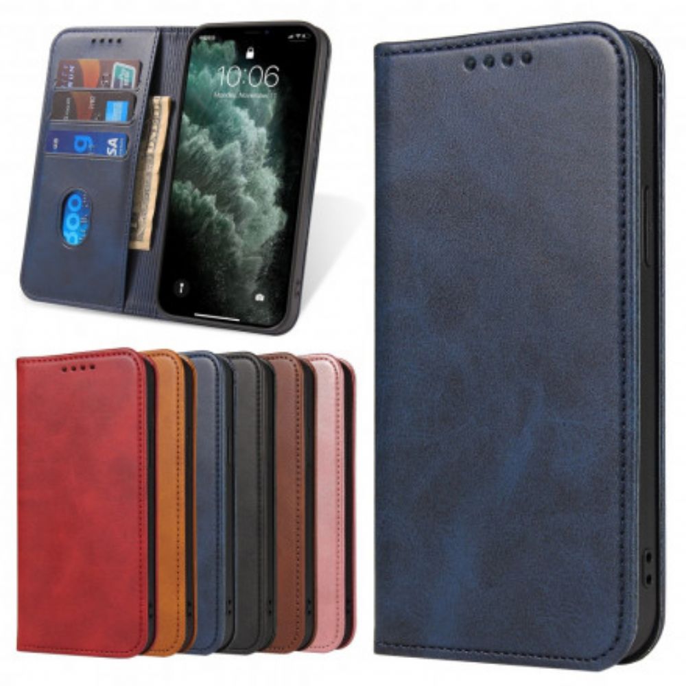 Schutzhülle Für Samsung Galaxy S21 5G Flip Case Lederoptik Im Business-stil