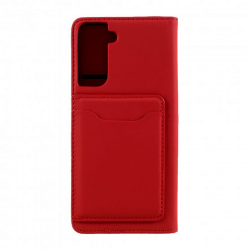 Schutzhülle Für Samsung Galaxy S21 5G Flip Case Stützkartenhalter