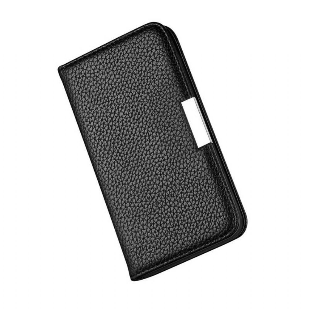 Schutzhülle Für Samsung Galaxy S21 5G Flip Case Ultraschickes Litschi-kunstleder