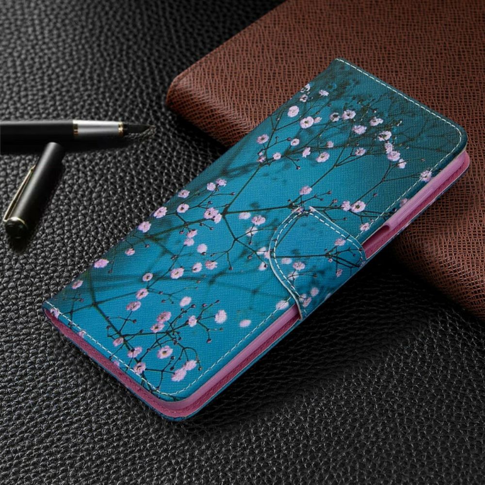 Flip Case Für Xiaomi Redmi Note 9S / Note 9 Pro Blühender Baum