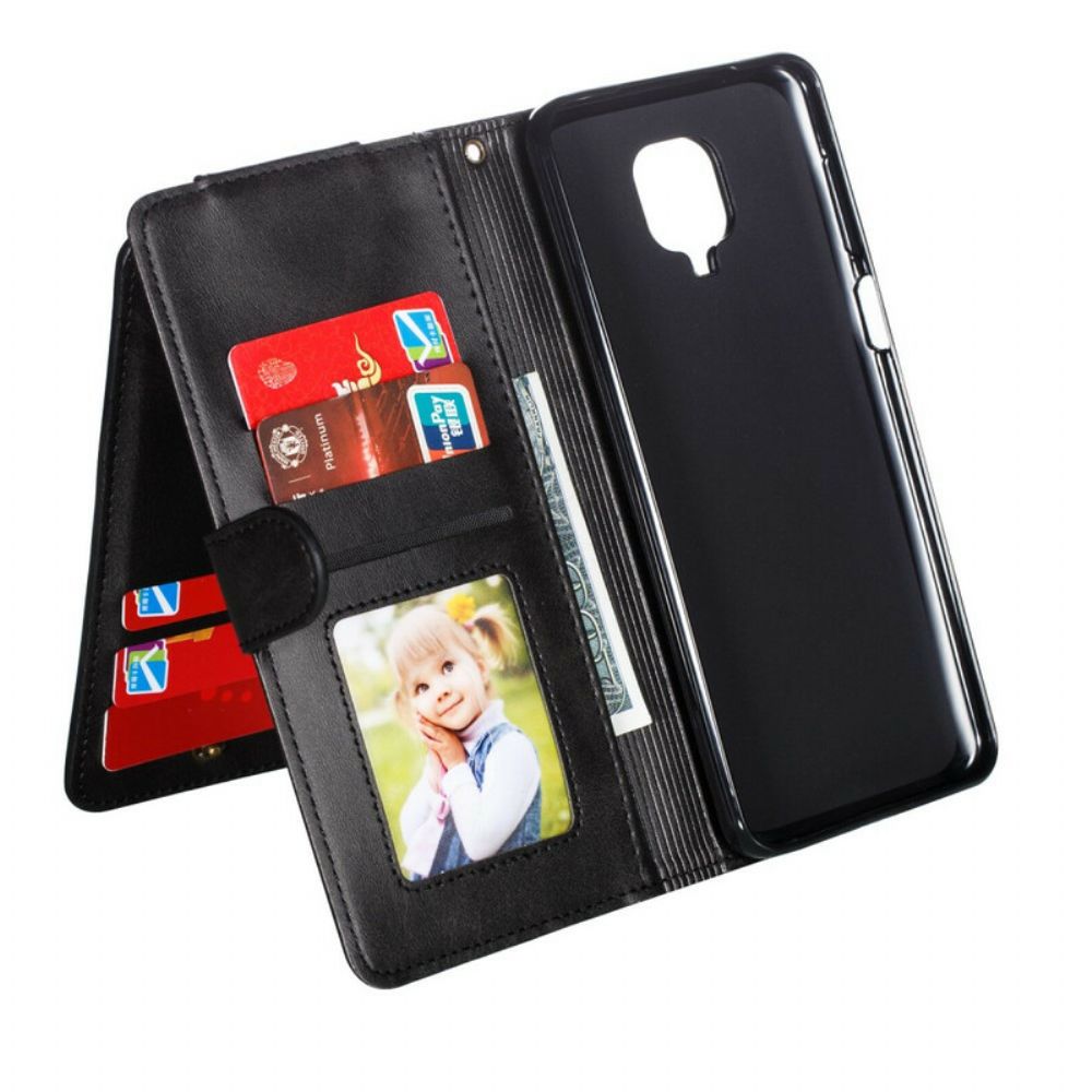 Flip Case Für Xiaomi Redmi Note 9S / Note 9 Pro Mit Kordel String Performance