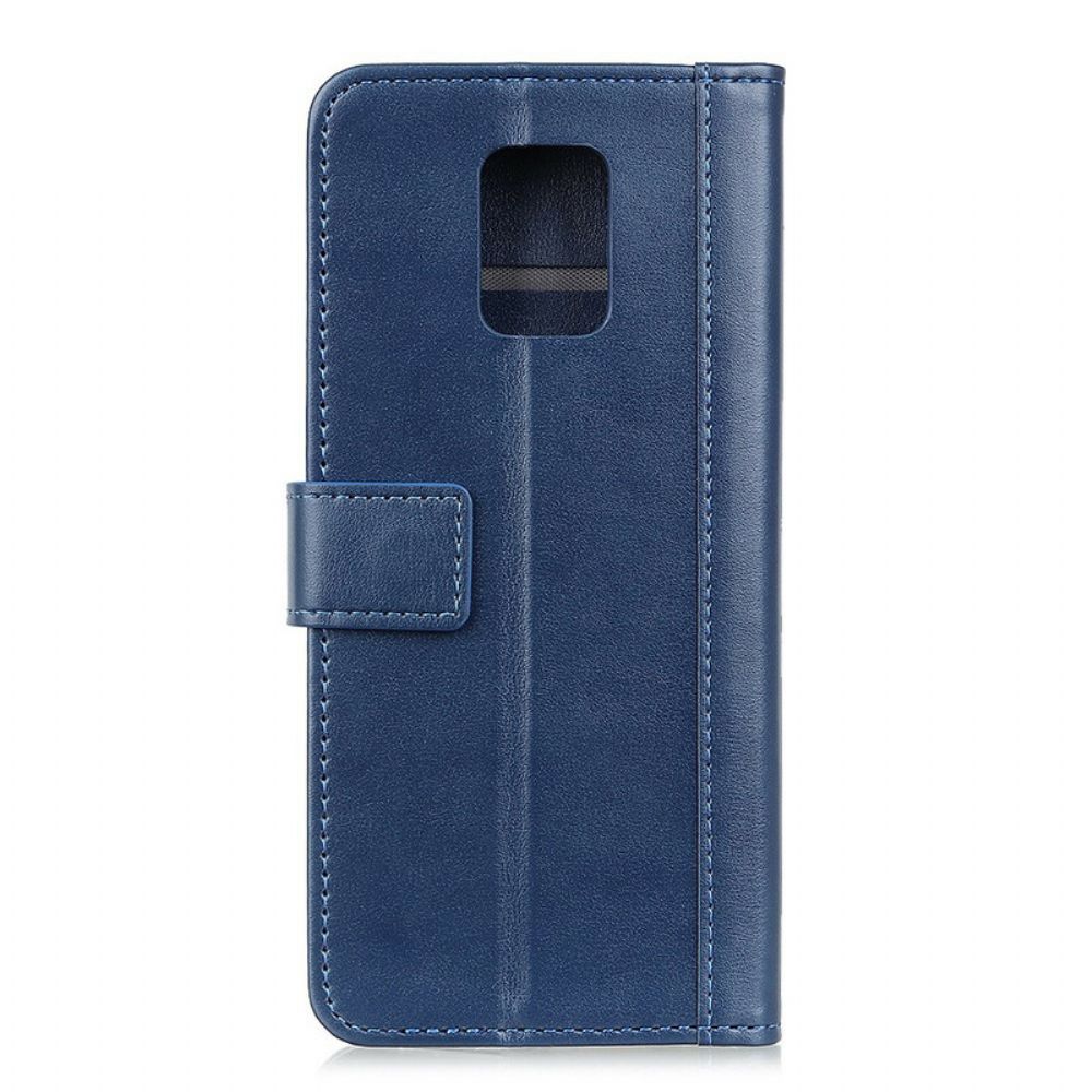 Flip Case Für Xiaomi Redmi Note 9S / Note 9 Pro Spaltleder-stil