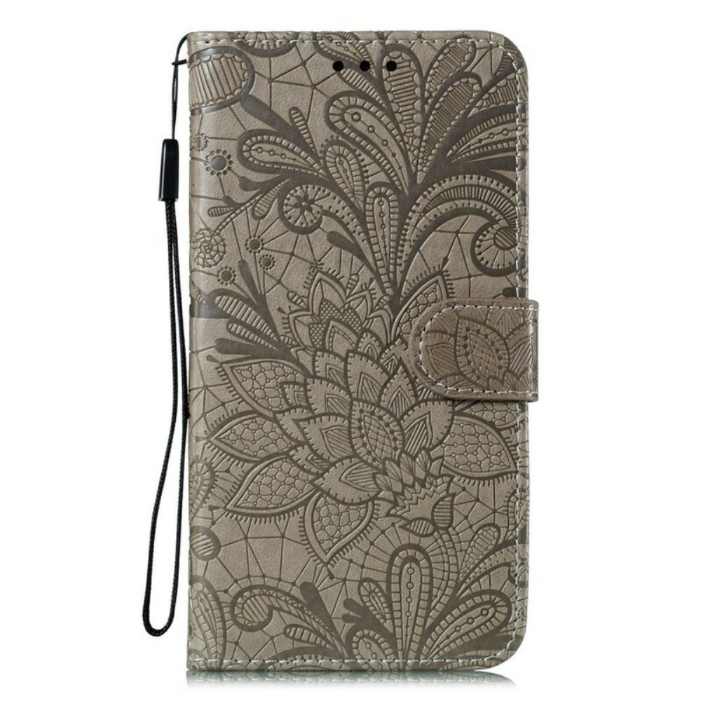 Flip Case Für Xiaomi Redmi Note 9S / Note 9 Pro Stammesblumen