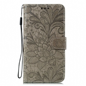 Flip Case Für Xiaomi Redmi Note 9S / Note 9 Pro Stammesblumen