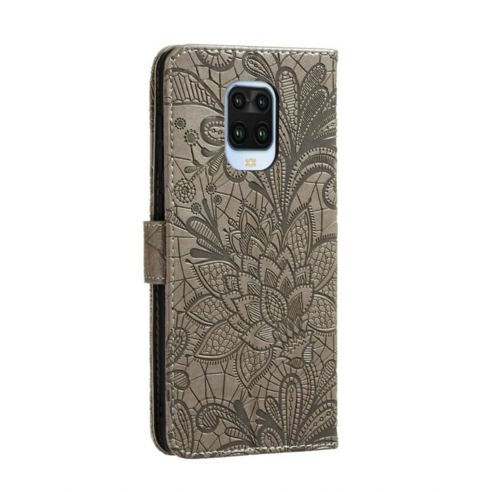 Flip Case Für Xiaomi Redmi Note 9S / Note 9 Pro Stammesblumen