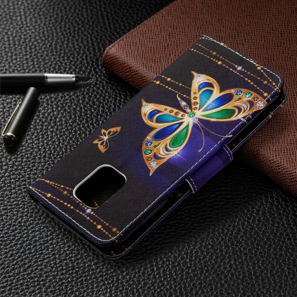 Flip Case Für Xiaomi Redmi Note 9S / Note 9 Pro Unglaubliche Schmetterlinge