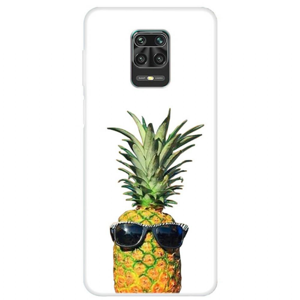 Handyhülle Für Xiaomi Redmi Note 9S / Note 9 Pro Brille Ananas