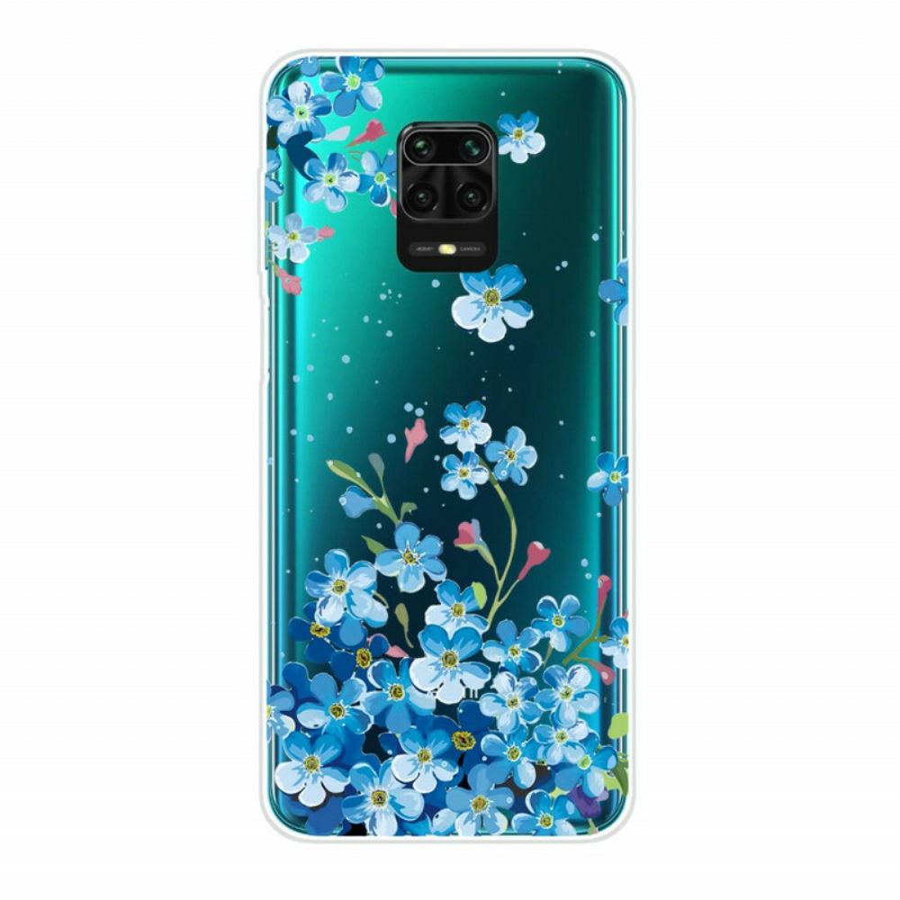 Hülle Für Xiaomi Redmi Note 9S / Note 9 Pro Blaue Blumen