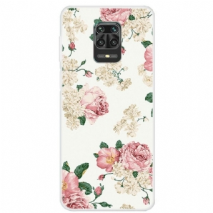 Hülle Für Xiaomi Redmi Note 9S / Note 9 Pro Freiheitsblumen