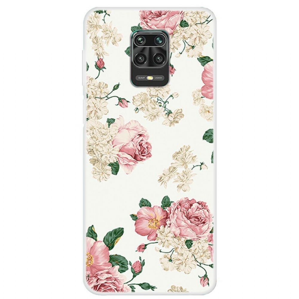 Hülle Für Xiaomi Redmi Note 9S / Note 9 Pro Freiheitsblumen