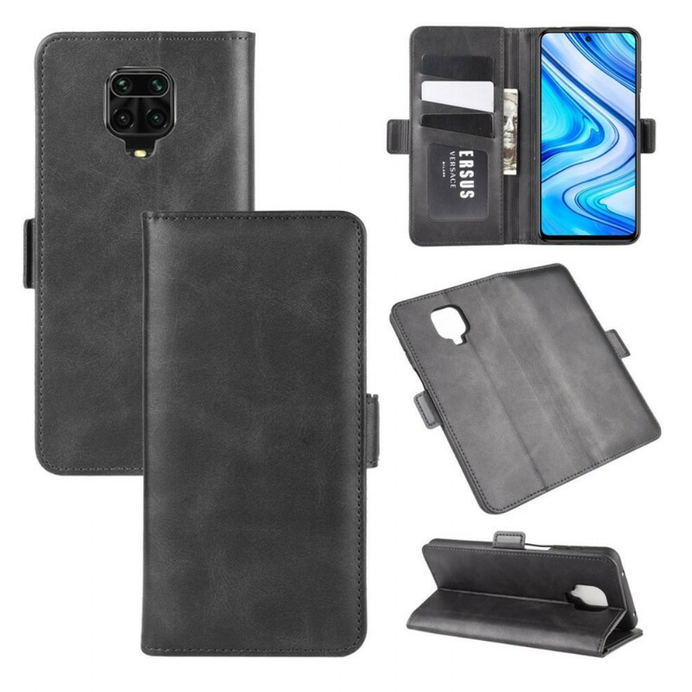 Lederhüllen Für Xiaomi Redmi Note 9S / Note 9 Pro Flip Case Doppelklappe