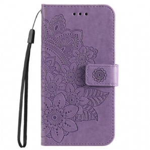 Flip Case Für Poco M4 Pro 5G Blumen-mandala