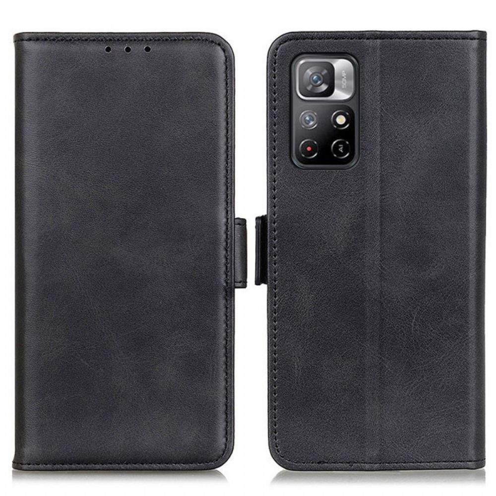 Flip Case Für Poco M4 Pro 5G Flip Case Doppelklappe