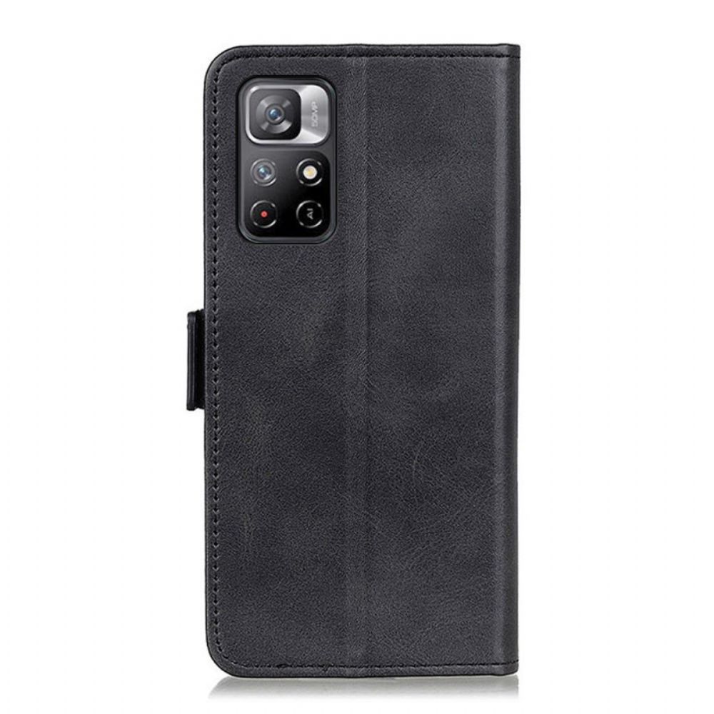 Flip Case Für Poco M4 Pro 5G Flip Case Doppelklappe