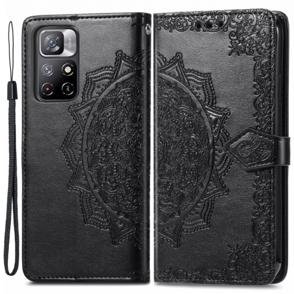 Flip Case Für Poco M4 Pro 5G Mandala Aus Dem Mittelalter