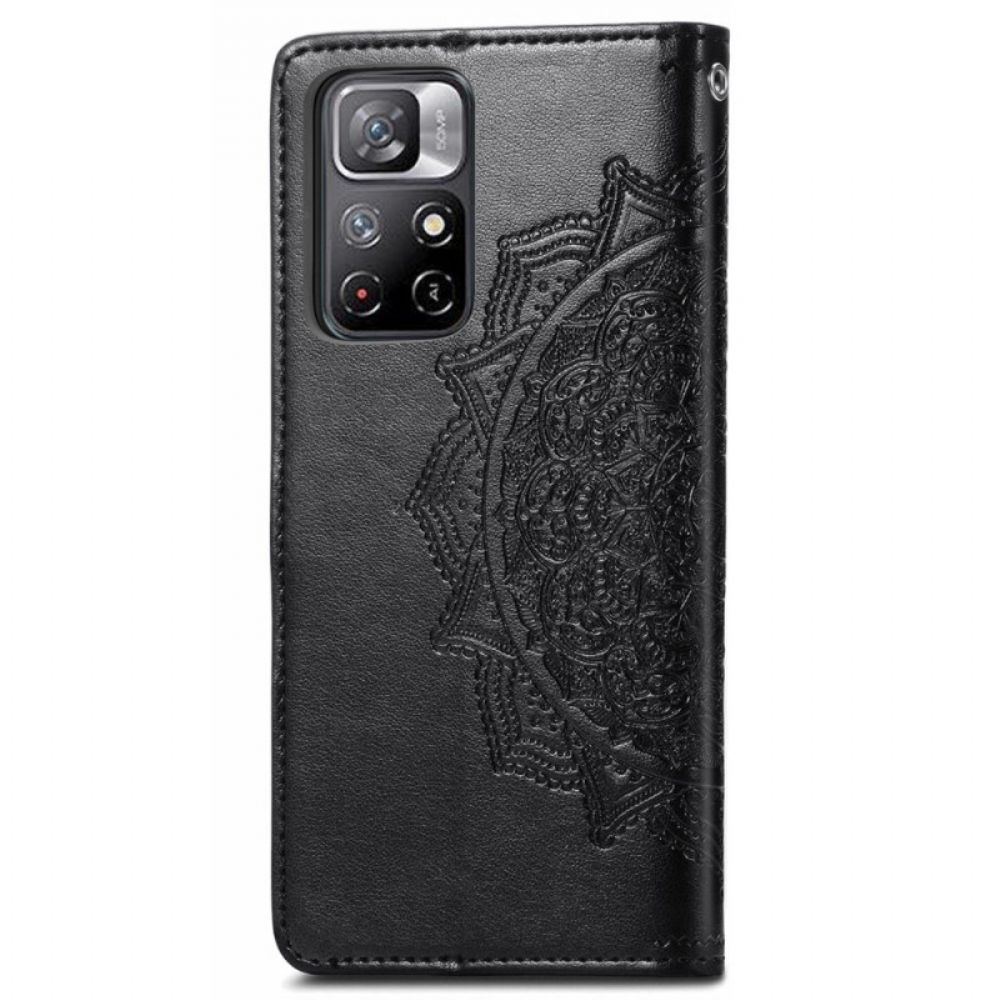 Flip Case Für Poco M4 Pro 5G Mandala Aus Dem Mittelalter