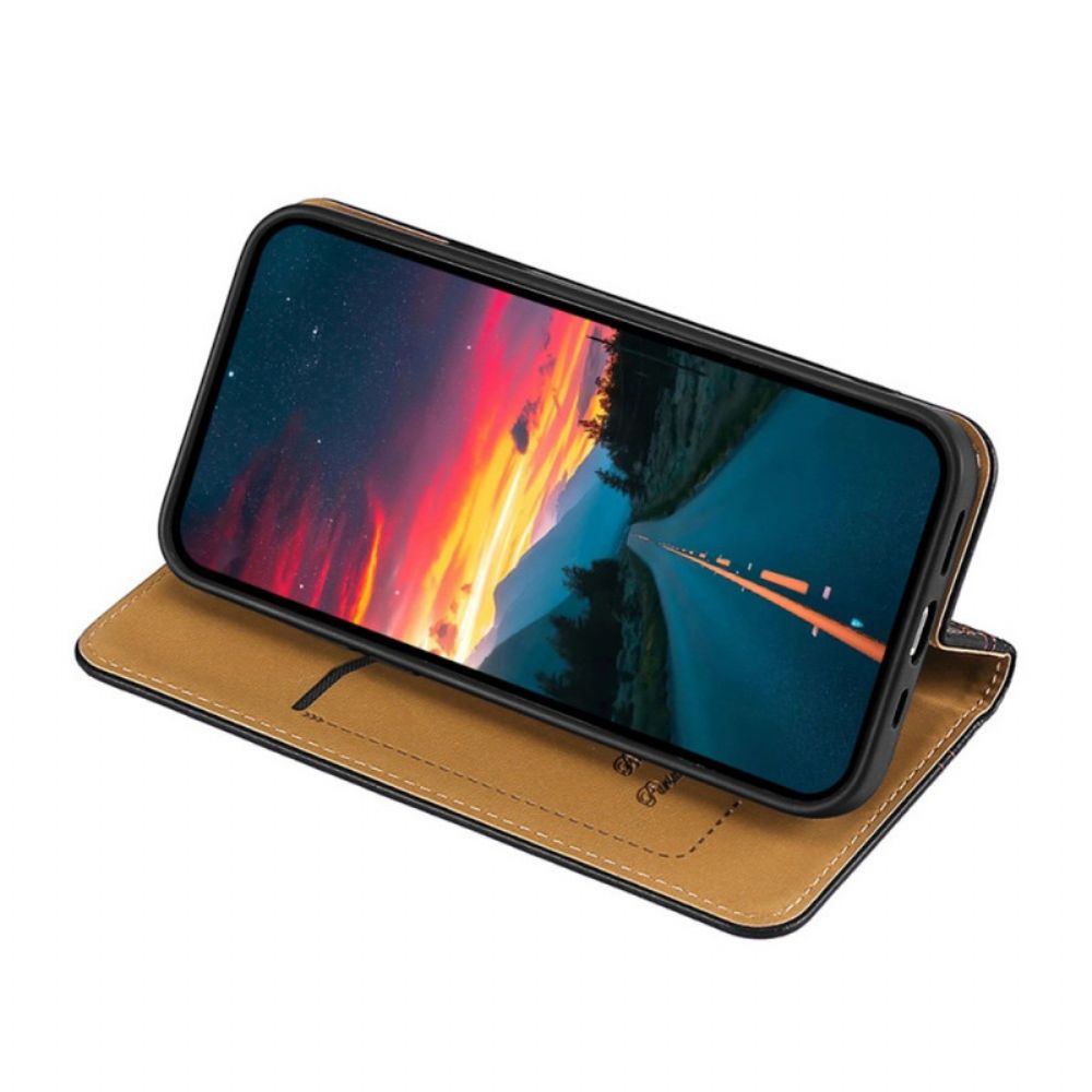 Schutzhülle Für Poco M4 Pro 5G Flip Case Leder Im Vintage-stil