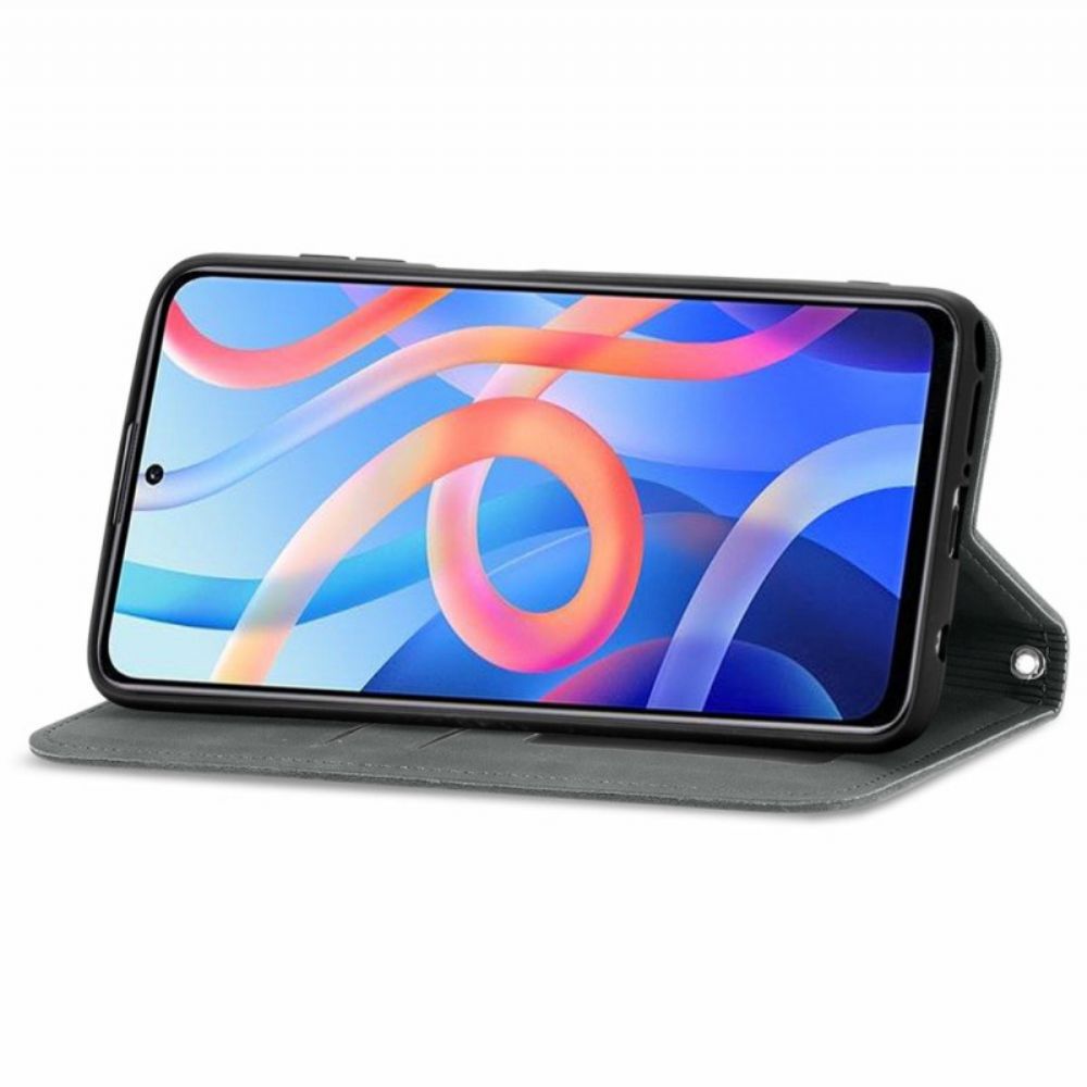 Schutzhülle Für Poco M4 Pro 5G Flip Case Skin-touch Classic