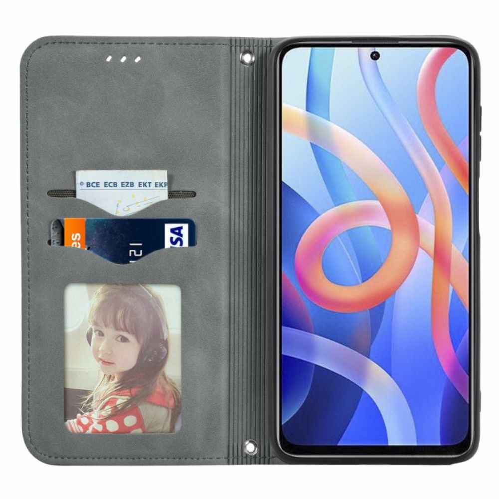 Schutzhülle Für Poco M4 Pro 5G Flip Case Skin-touch Classic