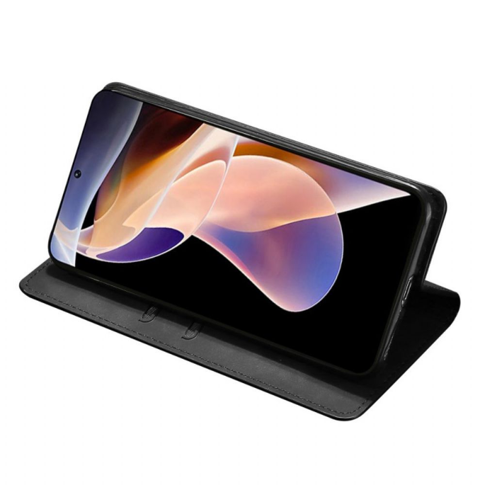 Schutzhülle Für Poco M4 Pro 5G Flip Case Skin-touch-lederoptik