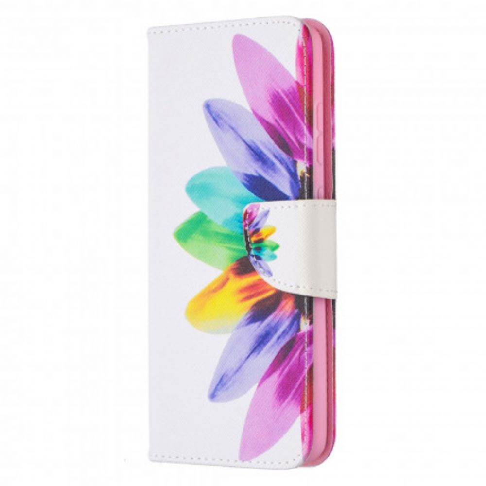 Flip Case Für Samsung Galaxy A52 4G / A52 5G / A52s 5G Aquarell Blume